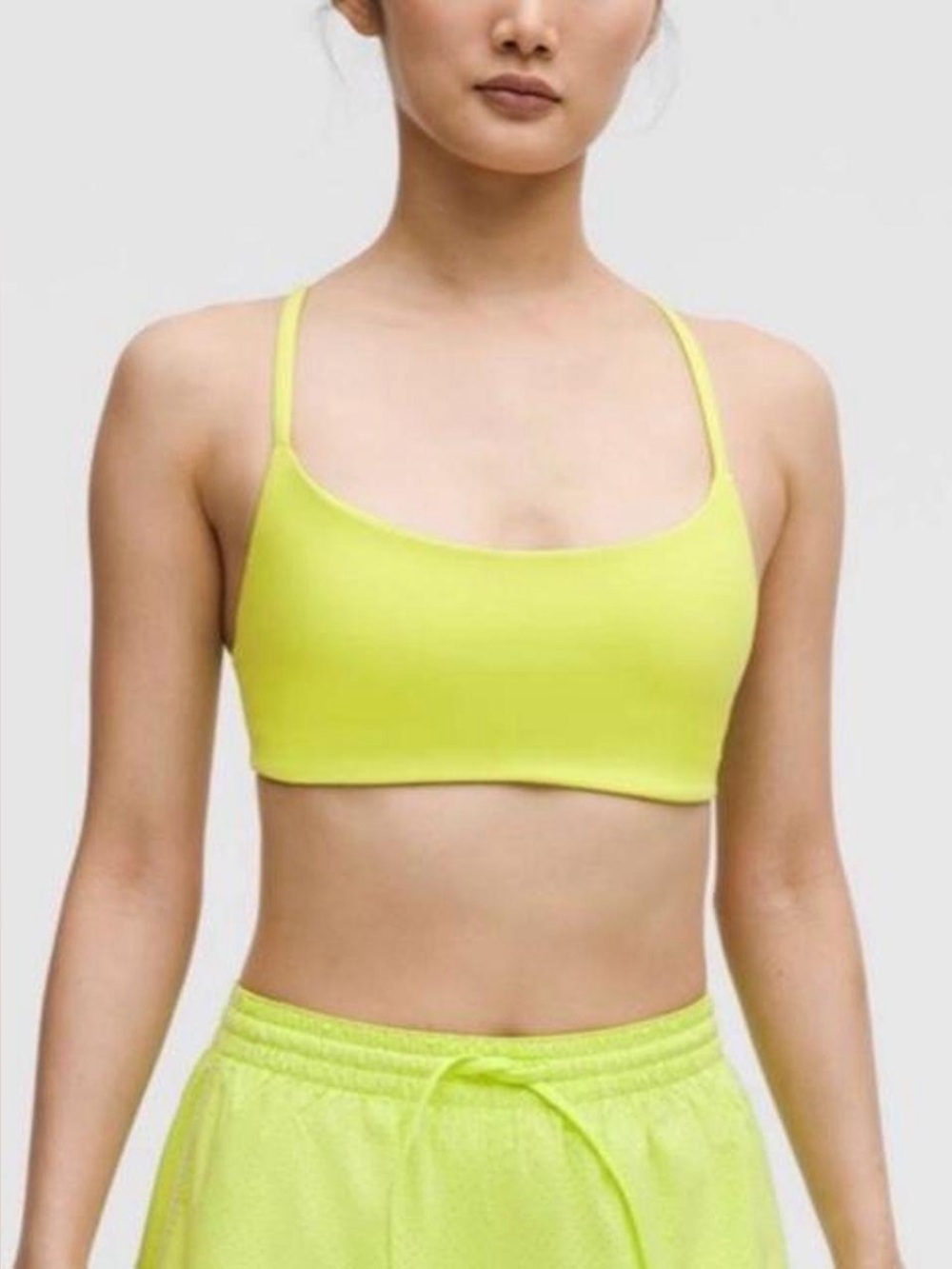 Lululemon Wunder Train Strappy Racer Bra. Light Support, A/B Cups, Sour Grape